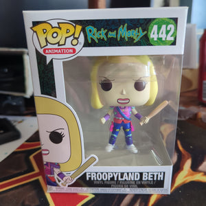 FUNKO POP VINYL - FROOPYLAND BETH - 442 - Rick and Morty FRENLY BRICKS - Open 7 Days