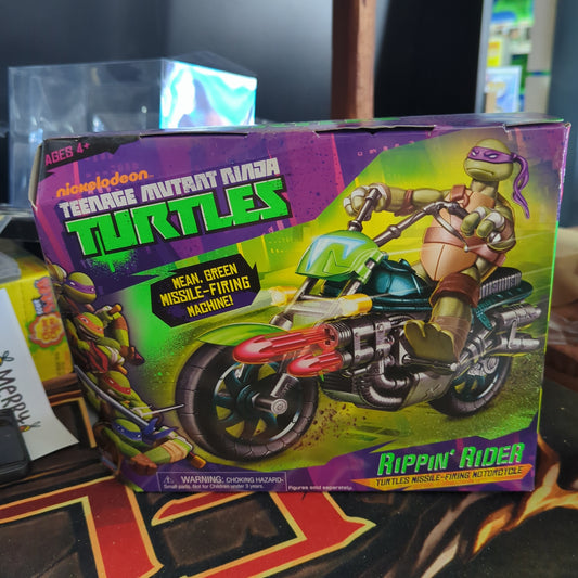 Teenage Mutant Ninja Turtles 2012 Rippin' Rider Playmates Toys Sealed Donatello FRENLY BRICKS - Open 7 Days
