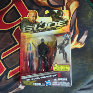 GI JOE RETALIATION 2012 NEW NINJA DUEL SNAKE EYES Roadblock Duane Johnson Cobra FRENLY BRICKS - Open 7 Days