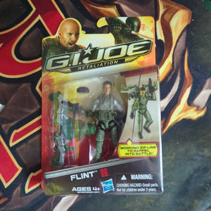 2012 GI Joe Retaliation Flint Working Zip Line Action Figure Hasbro 98708 FRENLY BRICKS - Open 7 Days