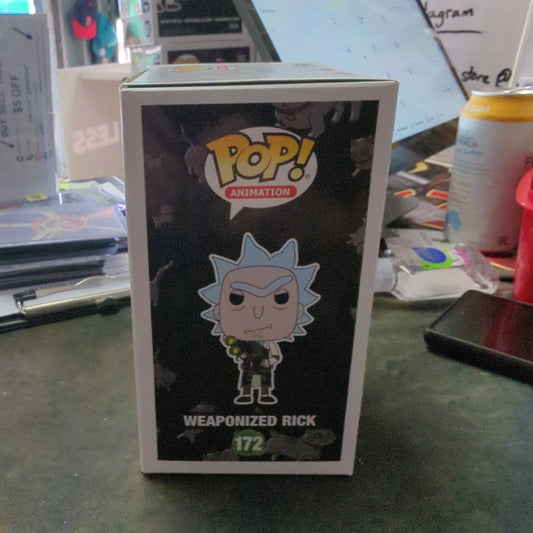 FUNKO POP VINYL - Weaponized Rick - 172 chase FRENLY BRICKS - Open 7 Days