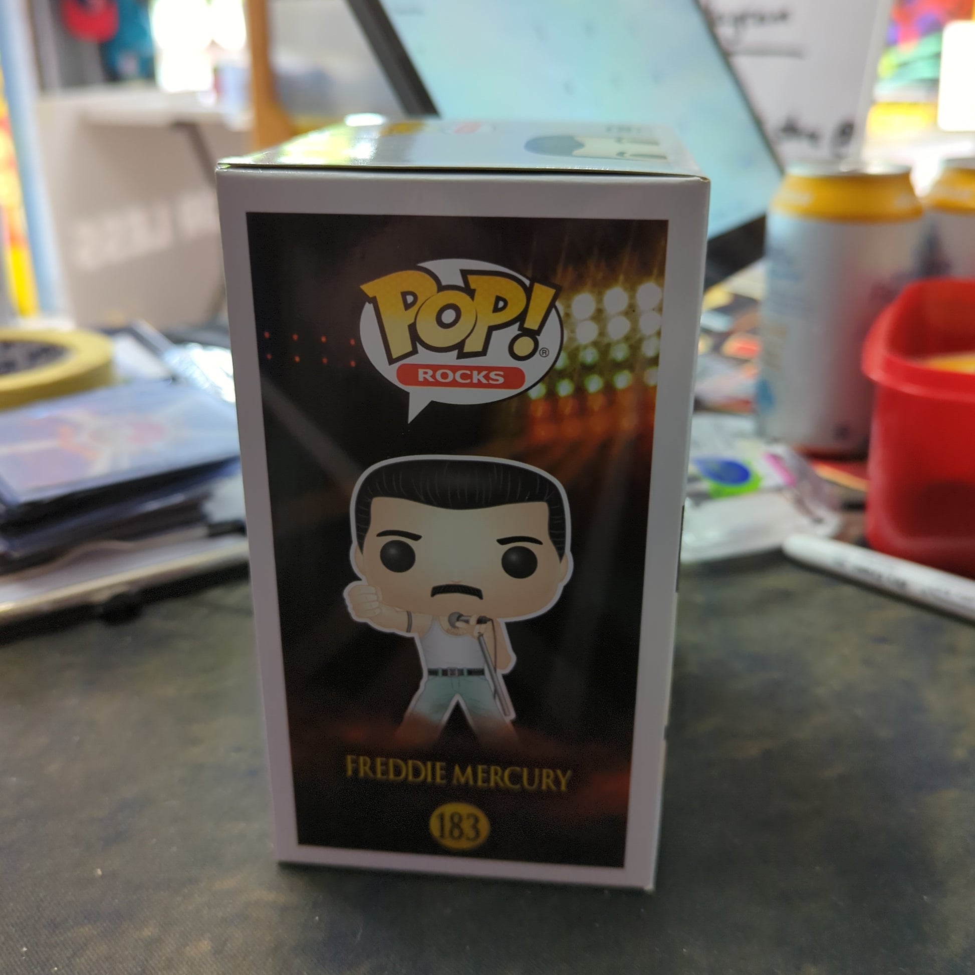 FUNKO POP VINYL - Freddie Mercury 183 QUEEN Rocks FRENLY BRICKS - Open 7 Days