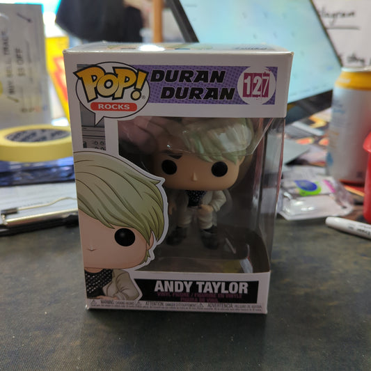 FUNKO POP VINYL - Andy Taylor - Duran Duran - 127 FRENLY BRICKS - Open 7 Days