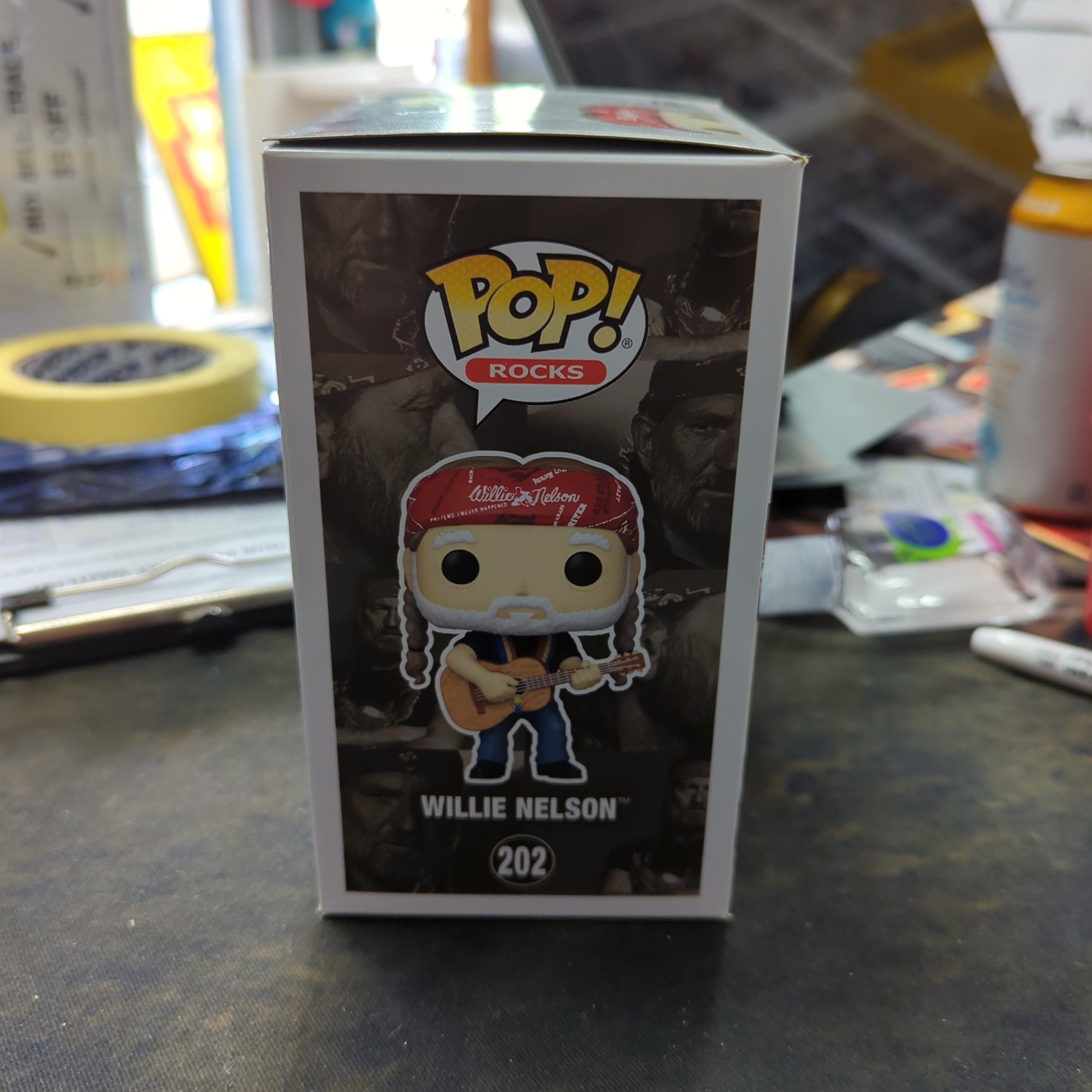 FUNKO POP VINYL - WILLIE NELSON 202 - ROCKS FRENLY BRICKS - Open 7 Days