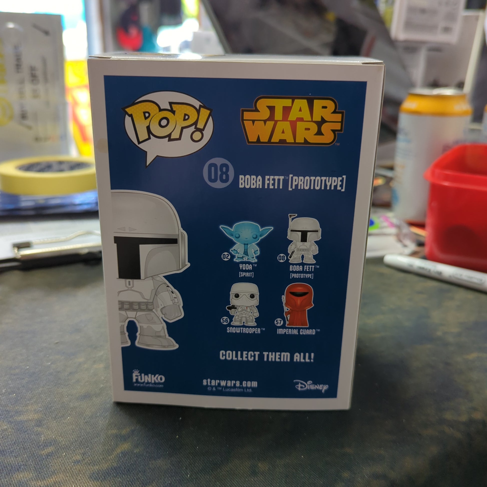 FUNKO POP VINYL - Boba Fett (Prototype) - 08 FRENLY BRICKS - Open 7 Days