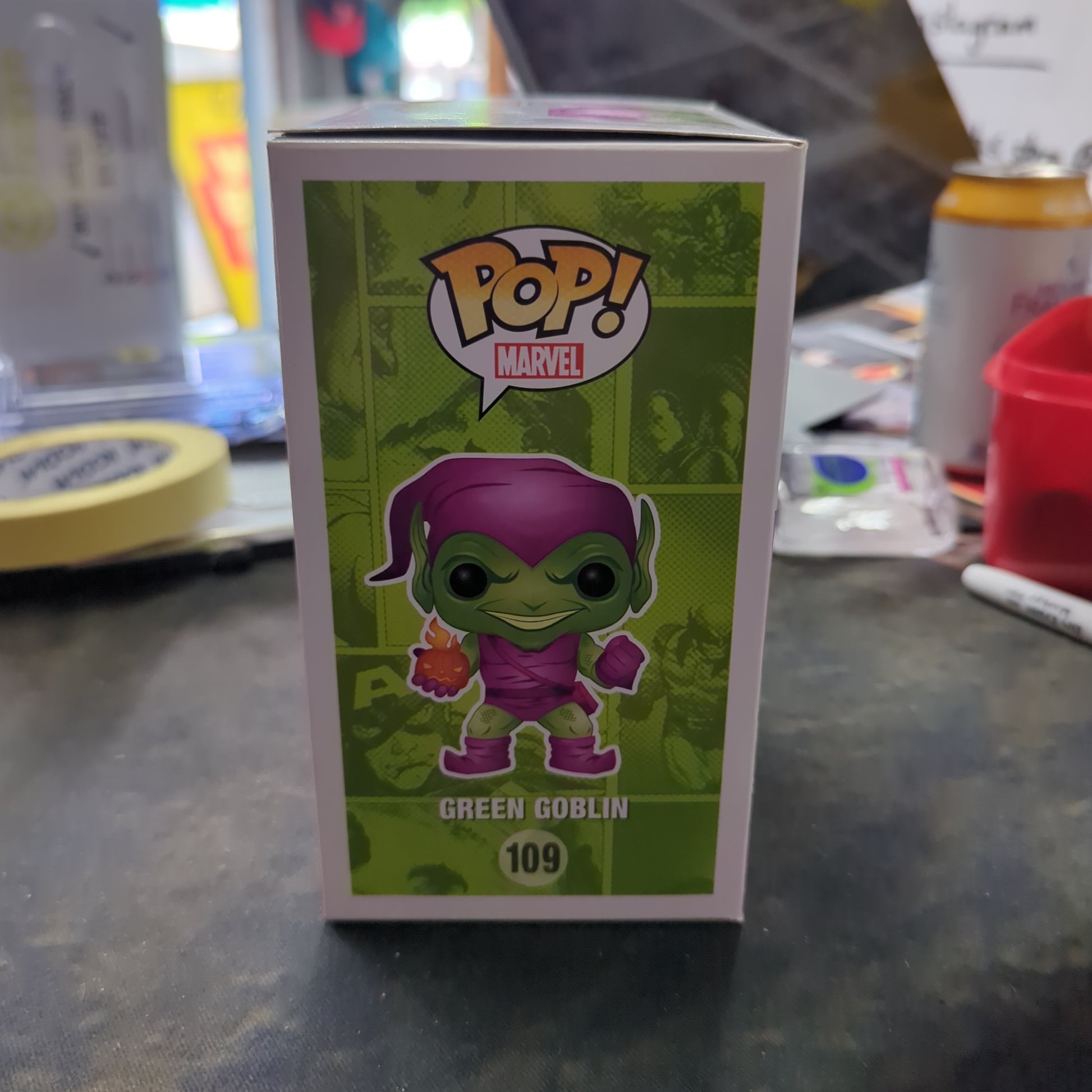 FUNKO POP VINYL - GREEN GOBLIN - 109 FRENLY BRICKS - Open 7 Days