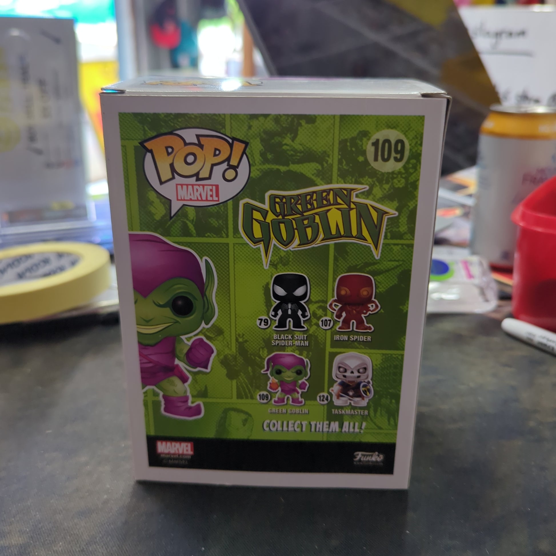 FUNKO POP VINYL - GREEN GOBLIN - 109 FRENLY BRICKS - Open 7 Days