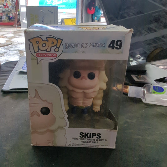 FUNKO POP VINYL - SKIPS 49 - Regular Show - *Box Damage* FRENLY BRICKS - Open 7 Days