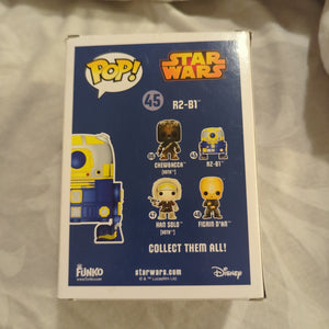 Funko Pop R2-B1 Bobble Head # 45 Star Wars Vinyl Figure FRENLY BRICKS - Open 7 Days