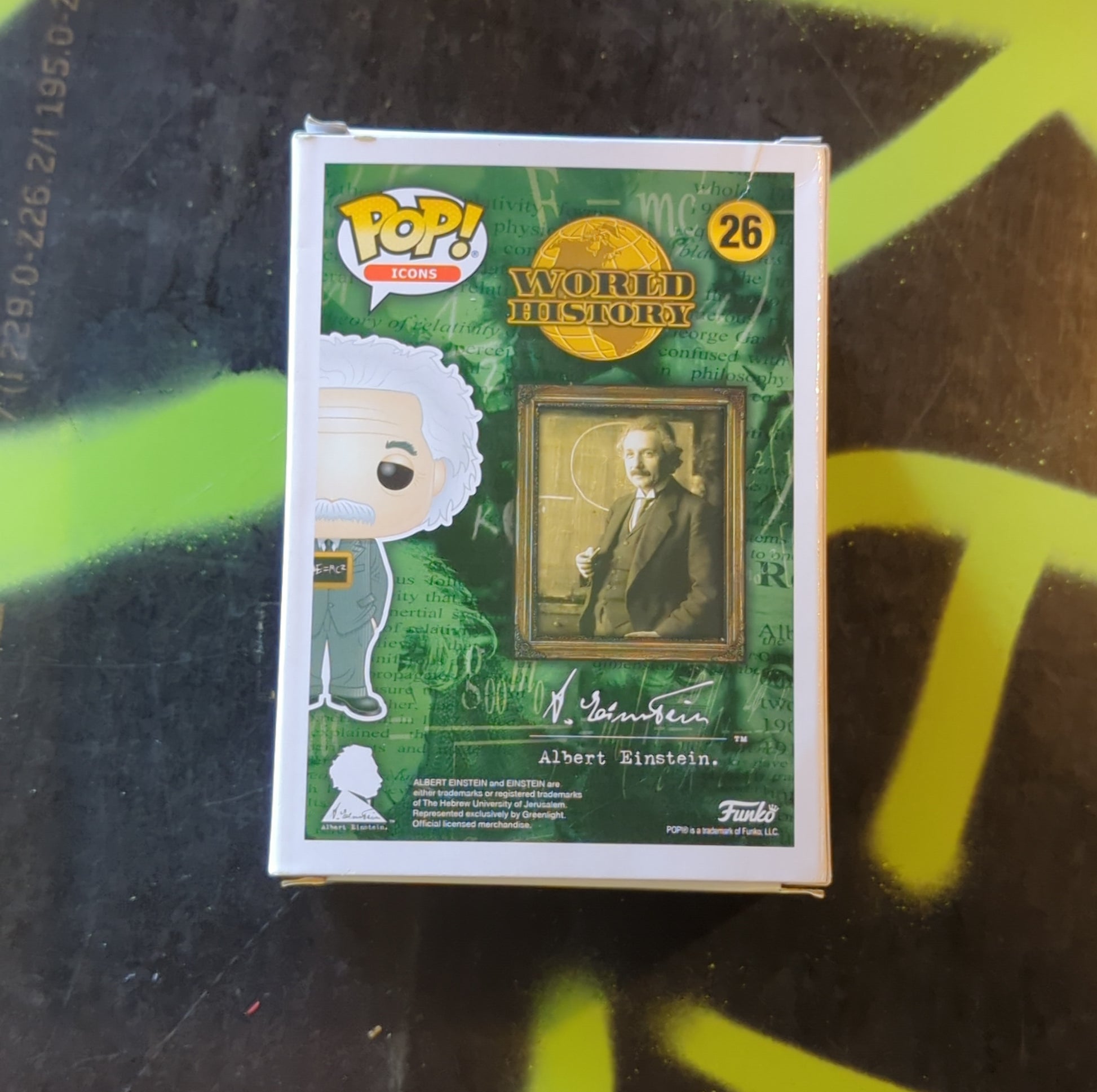 FUNKO POP VINYL - ALBERT EINSTEIN 26 FRENLY BRICKS - Open 7 Days