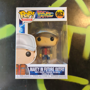 FUNKO POP VINYL - MARTY IN FUTURE OUTFIT - 962 FRENLY BRICKS - Open 7 Days