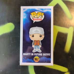 FUNKO POP VINYL - MARTY IN FUTURE OUTFIT - 962 FRENLY BRICKS - Open 7 Days