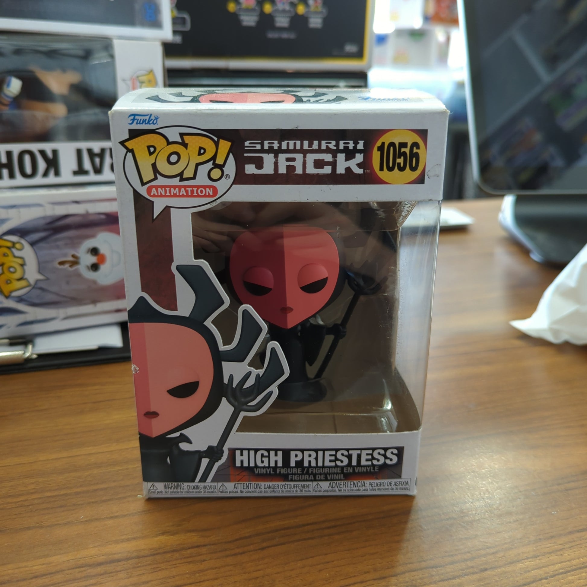 Animation Funko Pop - High Priestess - Samurai Jack -  No. 1056 - Free Protector FRENLY BRICKS - Open 7 Days