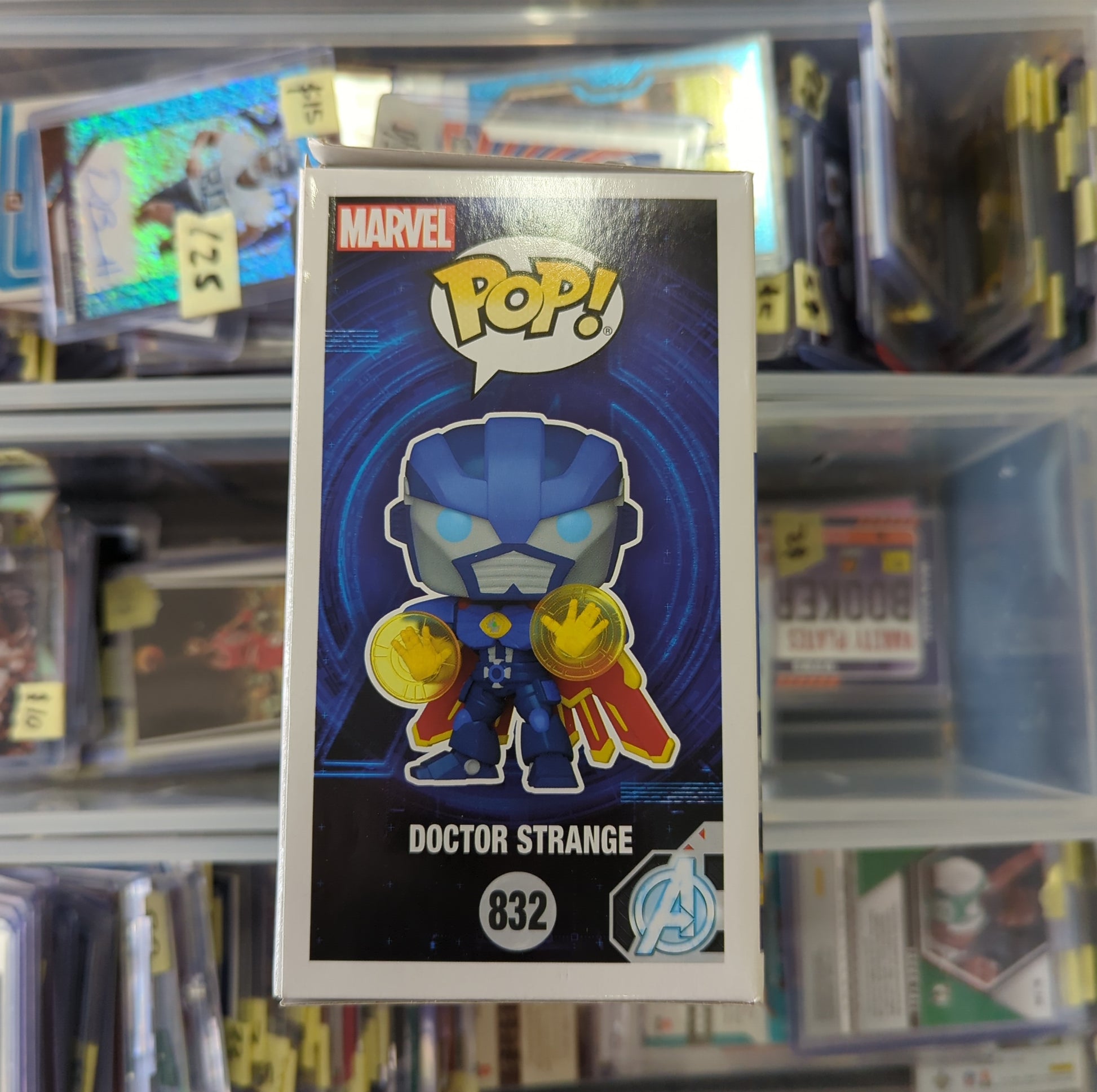 Funko POP! Marvel Avengers Mech Strike #832 DOCTOR STRANGE FRENLY BRICKS - Open 7 Days