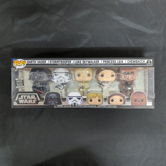 NEW 2022 Funko Pop! Star Wars Celebration Exclusive 5-Pack Bobblehead Figures FRENLY BRICKS - Open 7 Days