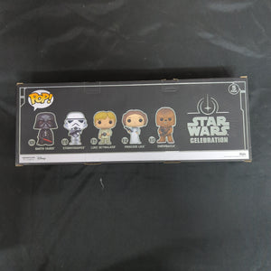 NEW 2022 Funko Pop! Star Wars Celebration Exclusive 5-Pack Bobblehead Figures FRENLY BRICKS - Open 7 Days