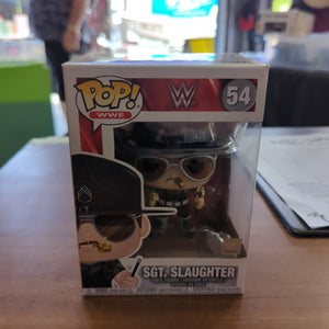 WWE Sgt Slaughter Pop! Vinyl Figure #54 FRENLY BRICKS - Open 7 Days