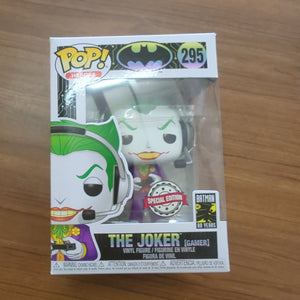 Funko Pop! Batman The Joker Gamer #295, Near Mint Box FRENLY BRICKS - Open 7 Days