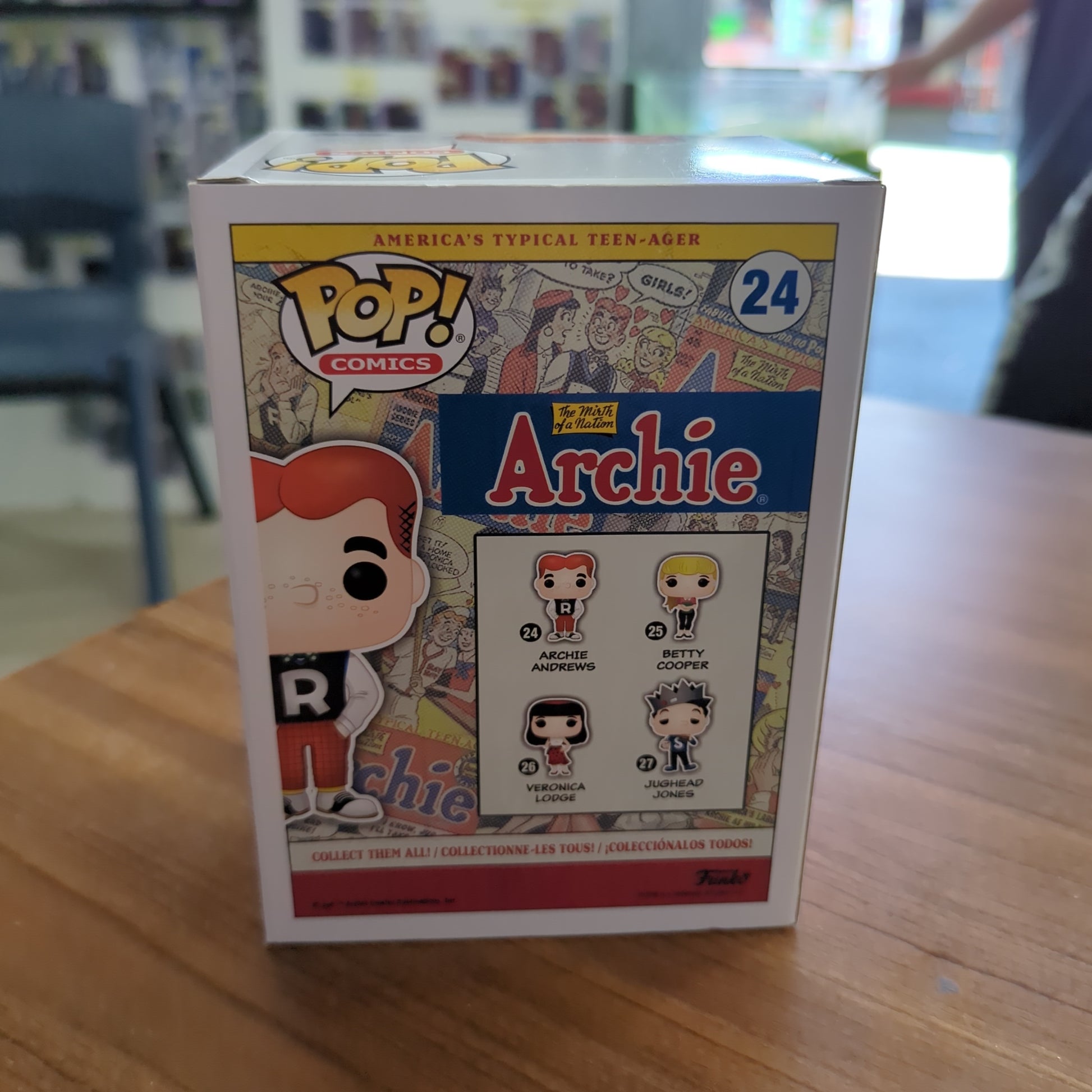 Funko Pop ARCHIE ANDREWS #24 Comics Vinyl Figure Toy Protector FRENLY BRICKS - Open 7 Days