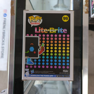 Funko Pop Vinyl Lite-Brite- Lite Brite Board FRENLY BRICKS - Open 7 Days