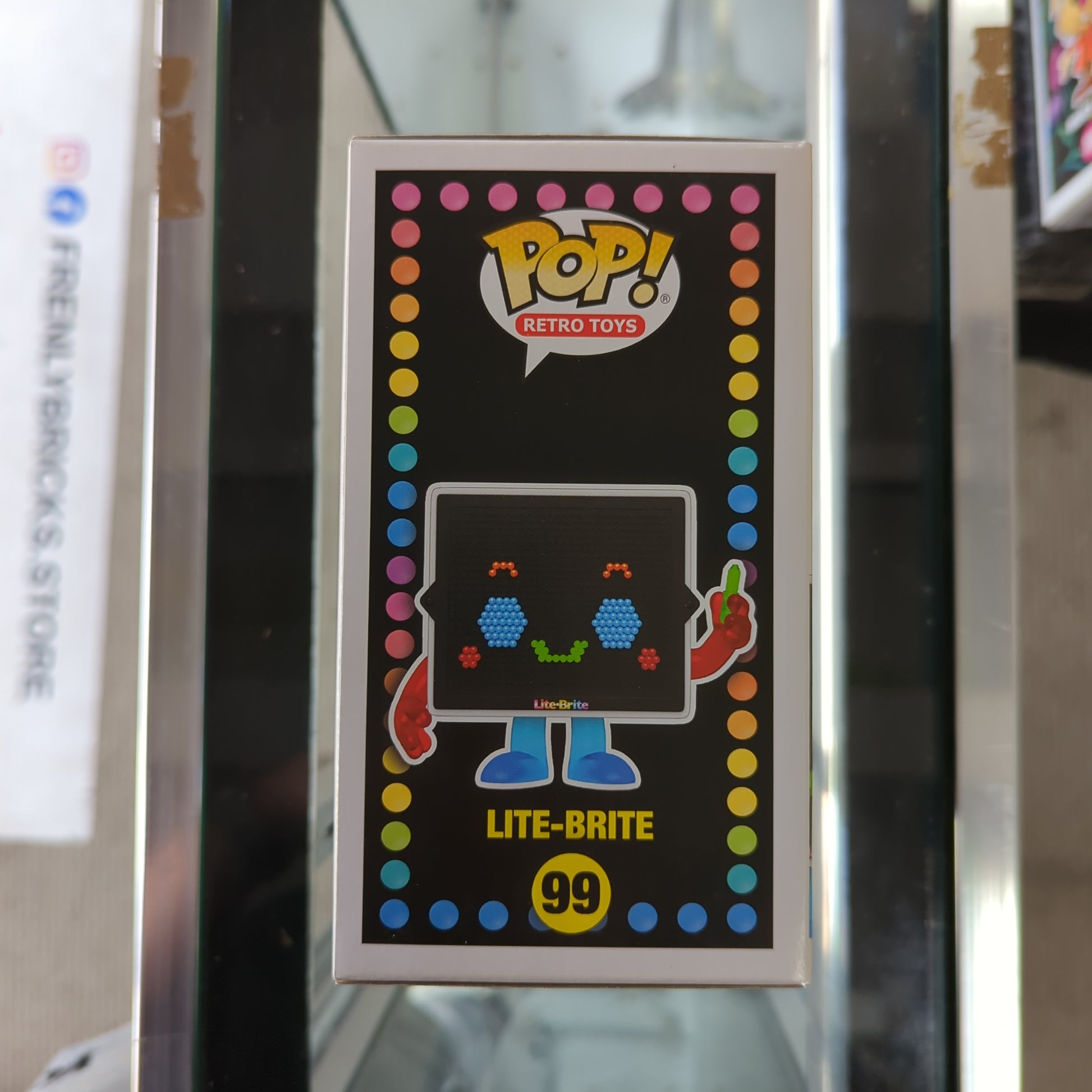 Funko Pop Vinyl Lite-Brite- Lite Brite Board FRENLY BRICKS - Open 7 Days