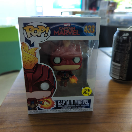 Captain Marvel - Captain Marvel Masked Flight Glow Pop! Vinyl 433 FRENLY BRICKS - Open 7 Days