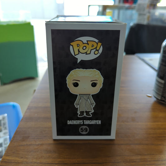 Funko Pop! Game of Thrones - Daenerys Targaryen - White Coat ,#59 FRENLY BRICKS - Open 7 Days