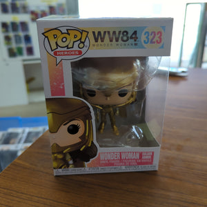 Wonder Woman: 1984 - Wonder Woman Gold Power Pose Pop! Vinyl 323 FRENLY BRICKS - Open 7 Days