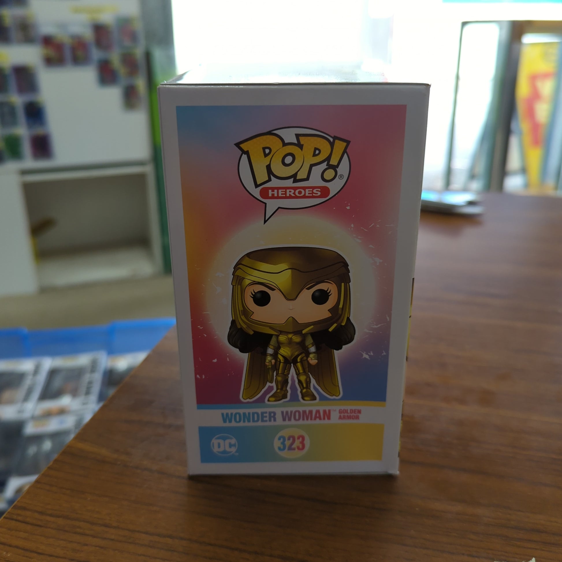 Wonder Woman: 1984 - Wonder Woman Gold Power Pose Pop! Vinyl 323 FRENLY BRICKS - Open 7 Days