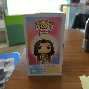 Wonder Woman: 1984 - Wonder Woman Gold No Helmet US Exclusive Pop! Vinyl FRENLY BRICKS - Open 7 Days