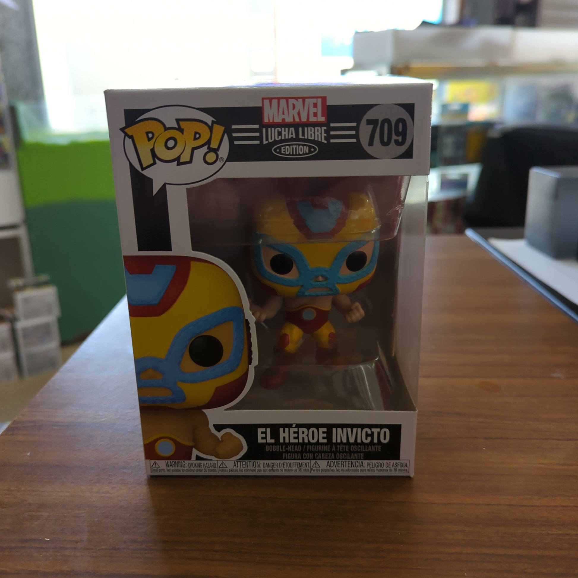 Funko Pop Marvel Lucha Libre Edition #709 El Heroe Invicto Vinyl Figure FRENLY BRICKS - Open 7 Days