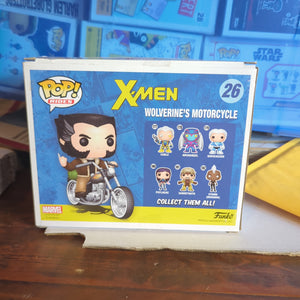 Funko Pop! Vinyl Figure Marvel Rides #26 - Wolverine's Motorcycle MCC Exclusive FRENLY BRICKS - Open 7 Days