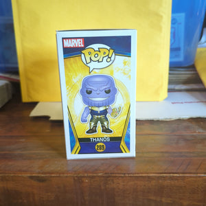 Funko Pop Marvel Avengers Infinity War #289 Thanos Chome Purple Exclusive FRENLY BRICKS - Open 7 Days