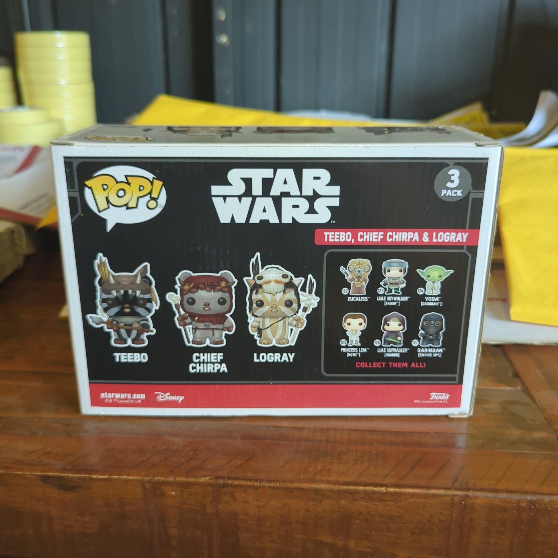 Funko Pop Star Wars Teebo, Chief Chirpa, and Logray 3 pack Walmart Exclusive FRENLY BRICKS - Open 7 Days