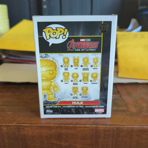 Funko Pop Hulk Gold 379 Chrome Vinyl Figure FRENLY BRICKS - Open 7 Days