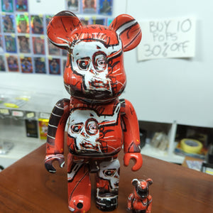 Bearbrick JEAN-MICHEL BASQUIAT FRENLY BRICKS - Open 7 Days