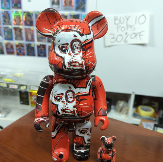 Bearbrick JEAN-MICHEL BASQUIAT FRENLY BRICKS - Open 7 Days