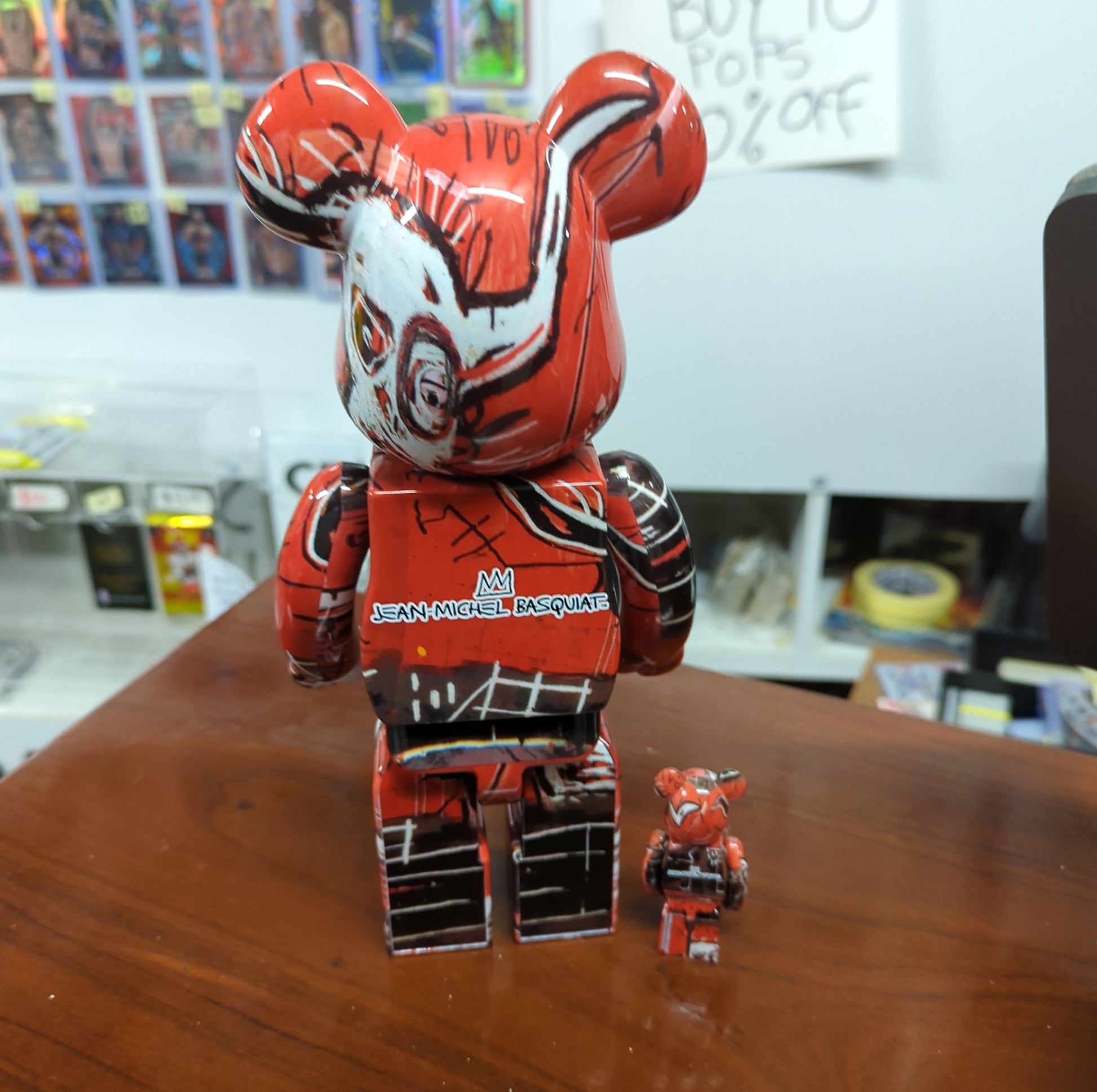 Bearbrick JEAN-MICHEL BASQUIAT FRENLY BRICKS - Open 7 Days