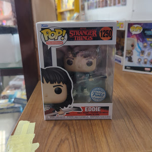 Television - Stranger Things - Eddie with Guitar Funko Pop Vinyl No. 1250 FRENLY BRICKS - Open 7 Days