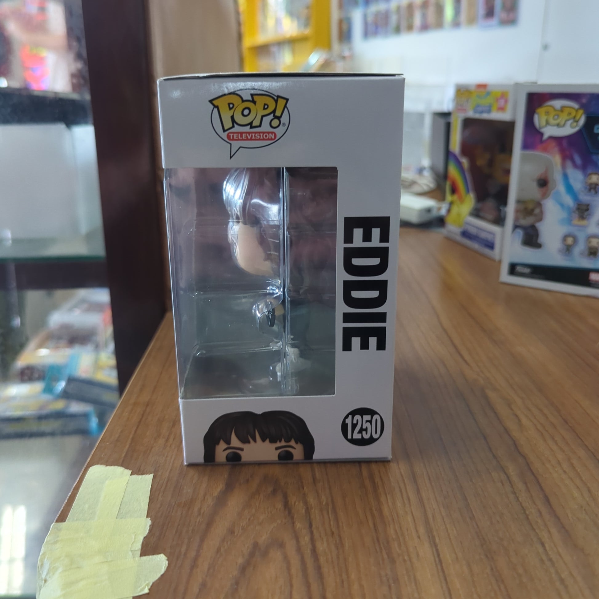 Television - Stranger Things - Eddie with Guitar Funko Pop Vinyl No. 1250 FRENLY BRICKS - Open 7 Days