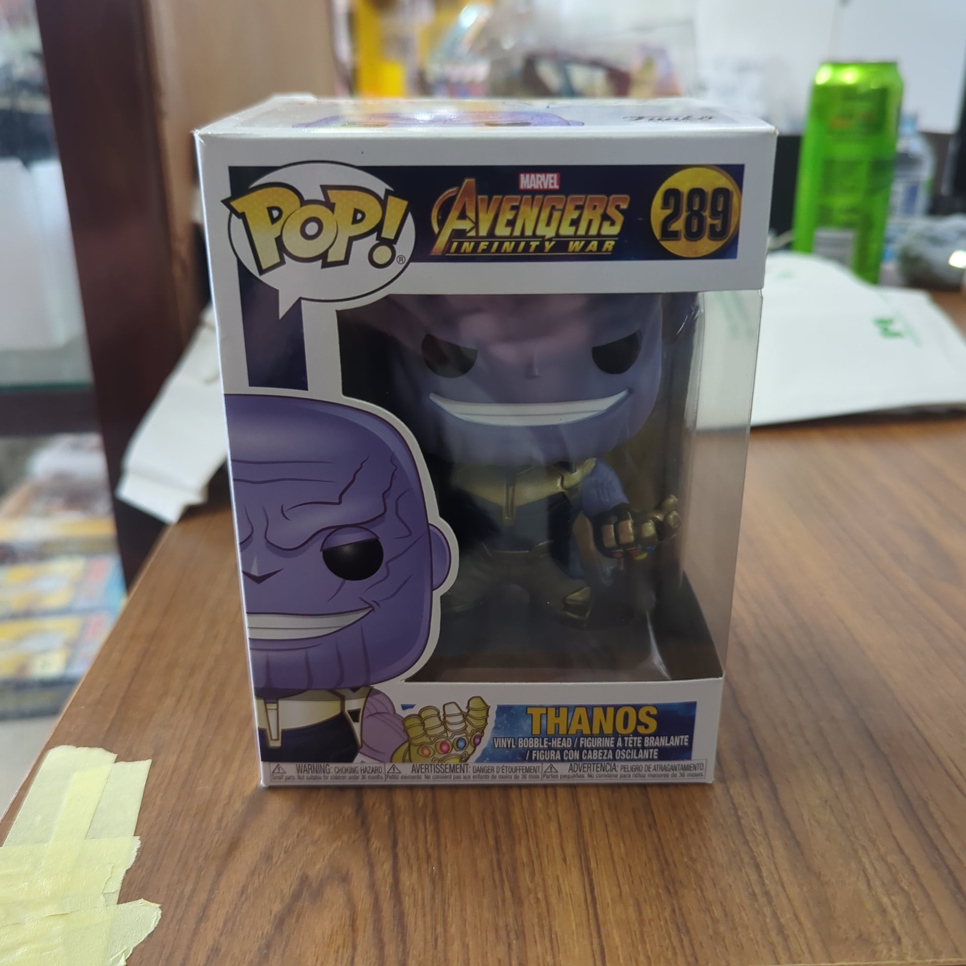 Brand New Funko Thanos 289 Marvel Avengers Infinity War Pop Figure FRENLY BRICKS - Open 7 Days