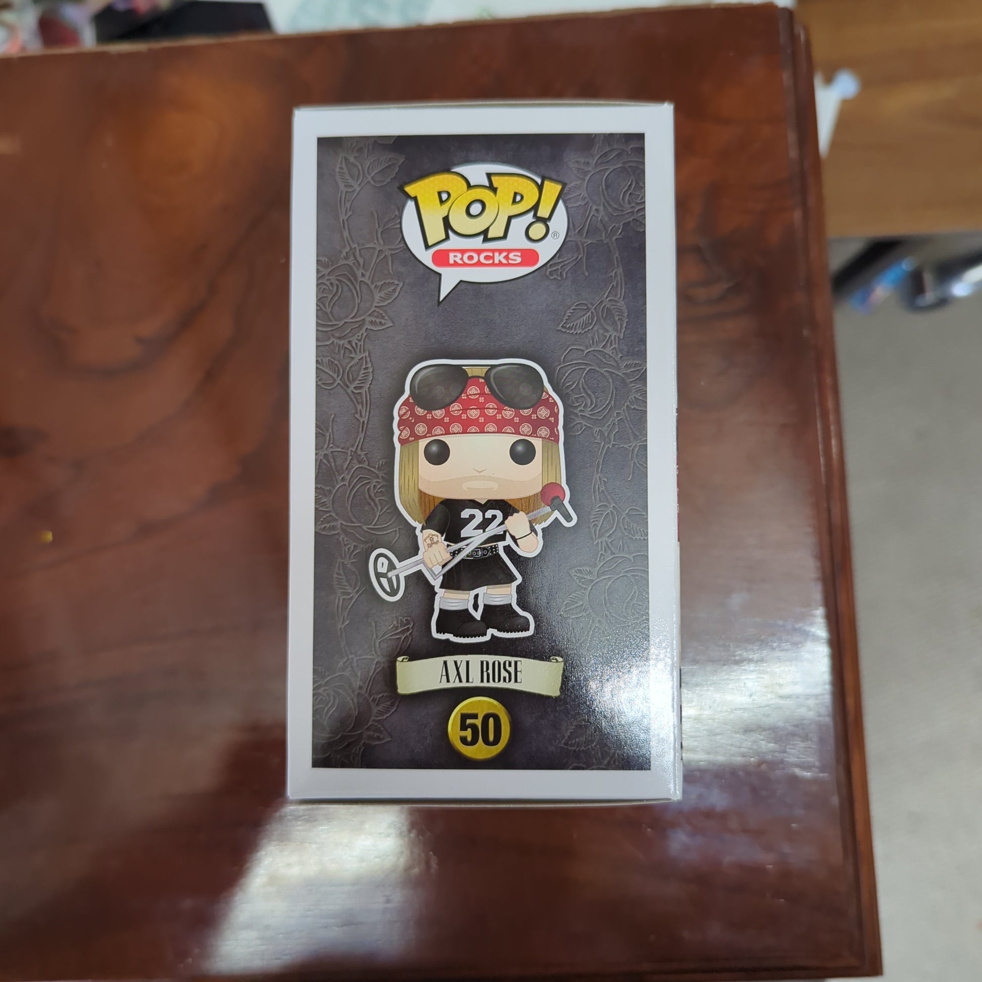 Funko Pop Rocks - Guns N Roses Axl Rose - Vinyl Figure # 50 FRENLY BRICKS - Open 7 Days