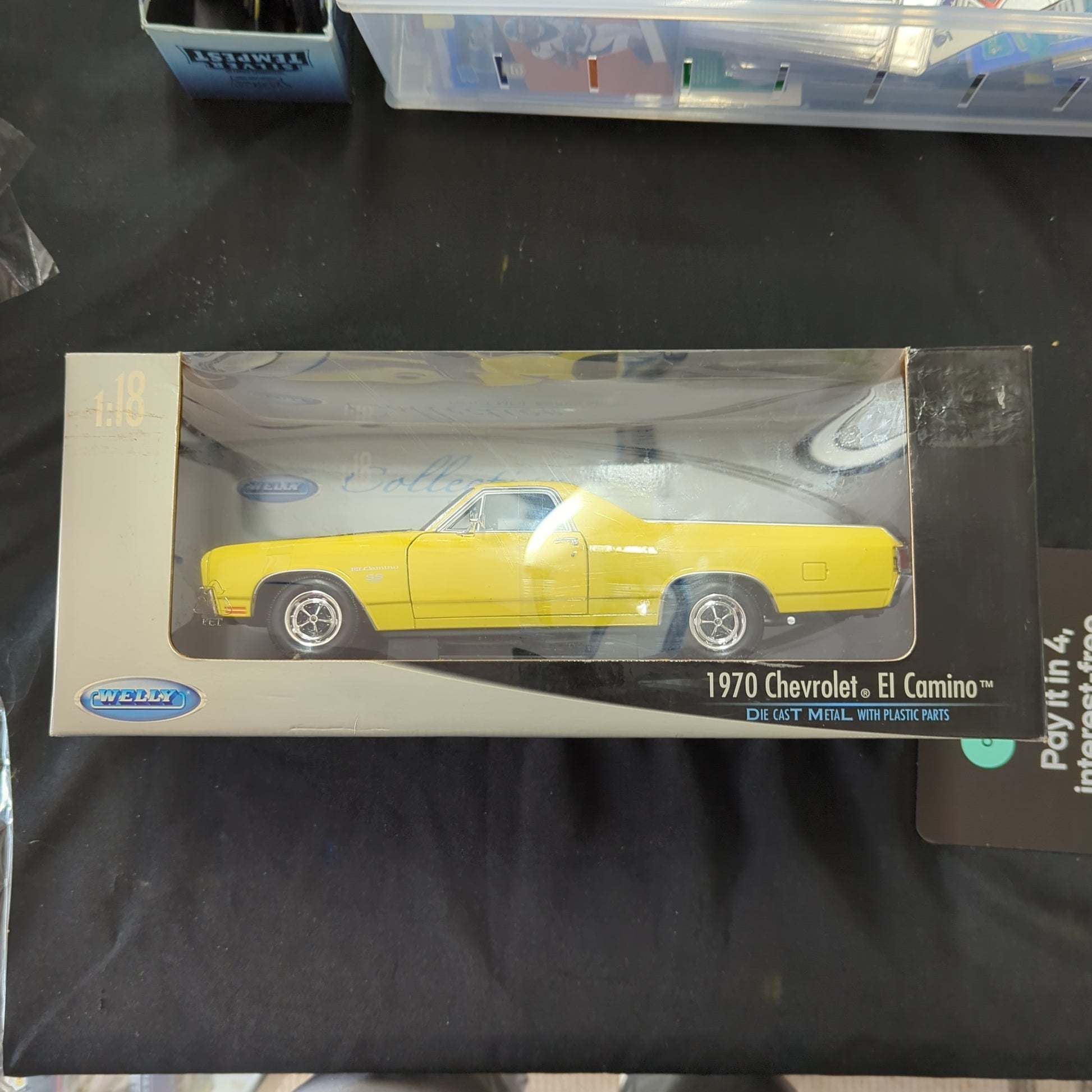 1970 Chevrolet El Camino WEELY DIE CAST METAL 1:18 FRENLY BRICKS - Open 7 Days