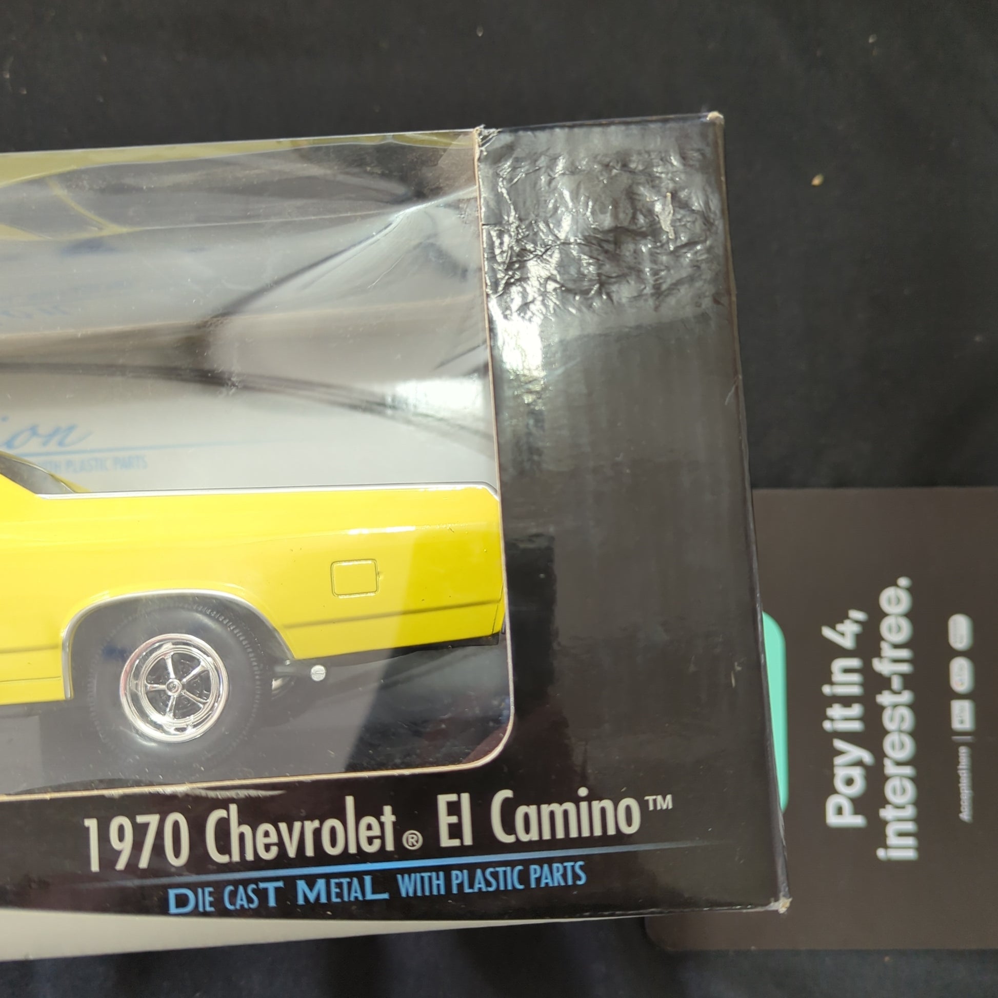 1970 Chevrolet El Camino WEELY DIE CAST METAL 1:18 FRENLY BRICKS - Open 7 Days