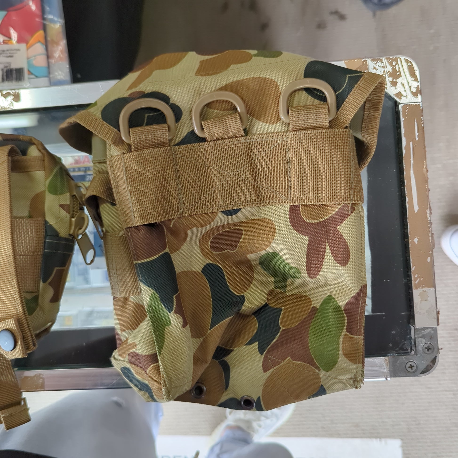 CAMO BAG BAG SIDE POUCHES MILITARY HUSS TACTICAL SYSTEMS pair FRENLY BRICKS - Open 7 Days