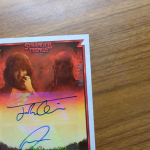 2023 Topps Zerocool Stranger Things 4 Dual Auto “Eddie” & “Vecna” 1986 /100 FRENLY BRICKS - Open 7 Days