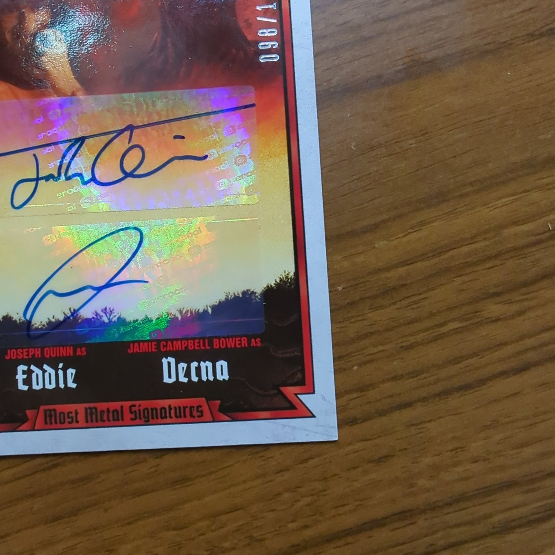 2023 Topps Zerocool Stranger Things 4 Dual Auto “Eddie” & “Vecna” 1986 /100 FRENLY BRICKS - Open 7 Days