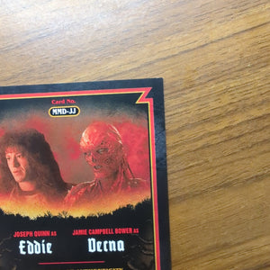 2023 Topps Zerocool Stranger Things 4 Dual Auto “Eddie” & “Vecna” 1986 /100 FRENLY BRICKS - Open 7 Days