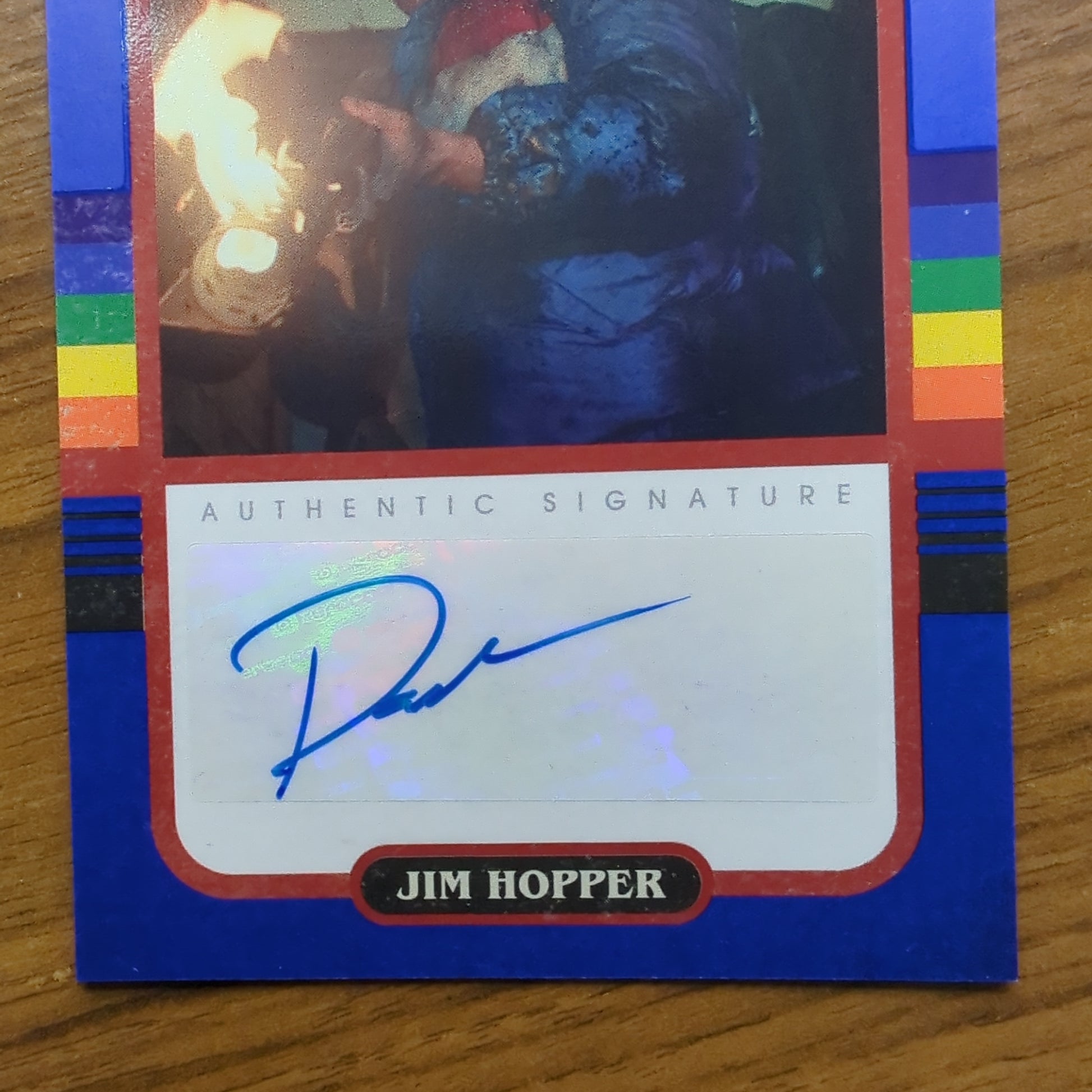 2023 Topps Zerocool Stranger Things “JIM HOPPER" 1986 AUTO /11 Low numbered FRENLY BRICKS - Open 7 Days