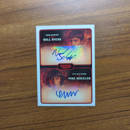 2023 Topps Zerocool Stranger Things Dual Auto “Will & Mike” FRENLY BRICKS - Open 7 Days